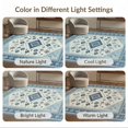 thumbnail image 7 of ODIKA 2'x3' Washable Throw Rug Non-Slip, Low Profile, Flatwoven, Easy Care Front Boho Door Geometric Ru Tasseled Border Motifs Entrance for Hallway, Study Room, 7 of 7