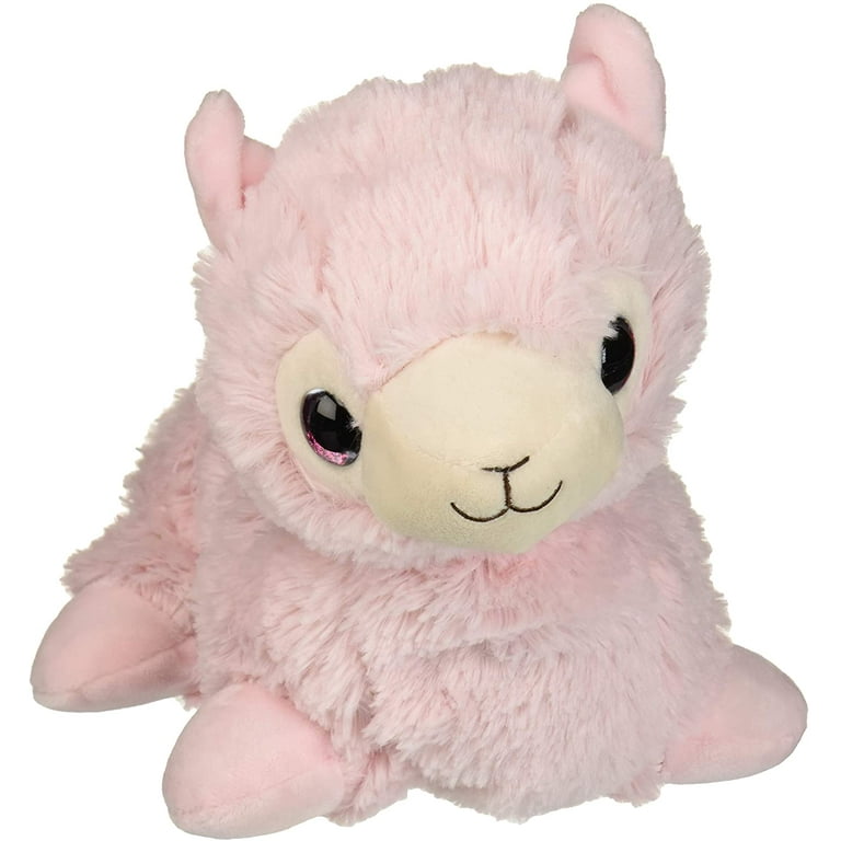 Warmies Cozy Heatable Microwavable Stuffed Animal - Pink Llama