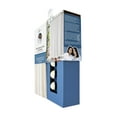 thumbnail image 6 of Mainstays by Becky G. & Alejandra 13-Piece Stripe Fabric Shower Curtain Set, White, 6 of 11