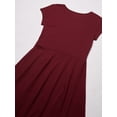 thumbnail image 4 of Vestido The Children's Place de punto de manga corta para niñas Rubine L, 4 of 4