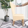 thumbnail image 3 of Rosnek Large Solid Spandex Stretch Wedding Banquet Chair Cover Party Decor Dining Room Seat Cover Extra Large Slipcover Home Decoration, 3 of 5