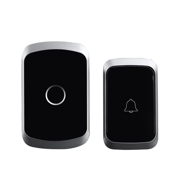 One-to-one Wireless Doorbell Kit,Working Distance 300m, Strong Penetration and Brrier-free Reception,Doorbell*1,Plug-in Receiver*1, 36 Doorbell Melodies, Simple Shape