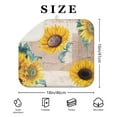 thumbnail image 4 of Microfibre Drying Mat for Kitchen Sunflower Colorful Floral Dish Drying Drainer Mat Absorbent Drying Mat Washing Up for Glass, Plate & Cup 16inch X 18inch, 4 of 6