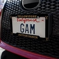 thumbnail image 3 of Yellowstone TV Show Dutton Ranch License Plate Tag Frame, 3 of 4
