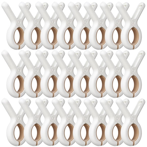 Pinzas Sunkaioo para ropa Sunkaioo, paquete de 24 clips de plástico resistentes a la corrosión