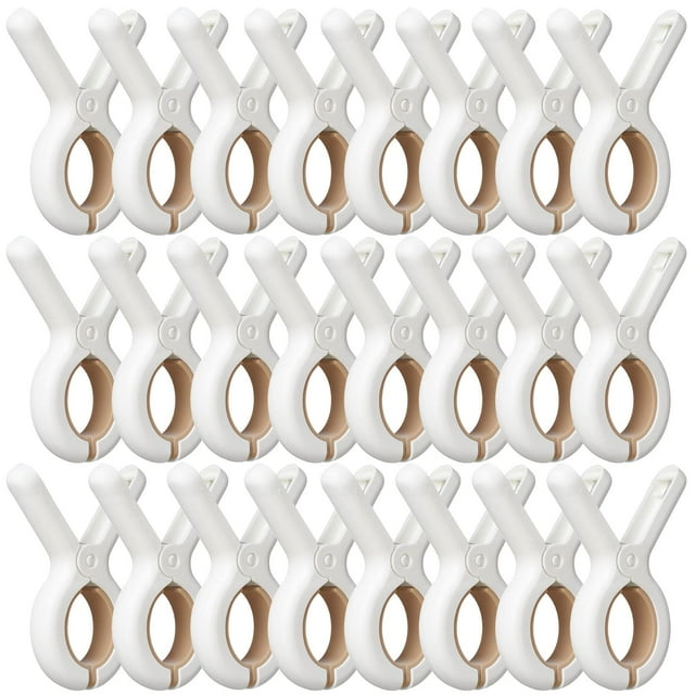 Pinzas Sunkaioo para ropa Sunkaioo, paquete de 24 clips de plástico resistentes a la corrosión