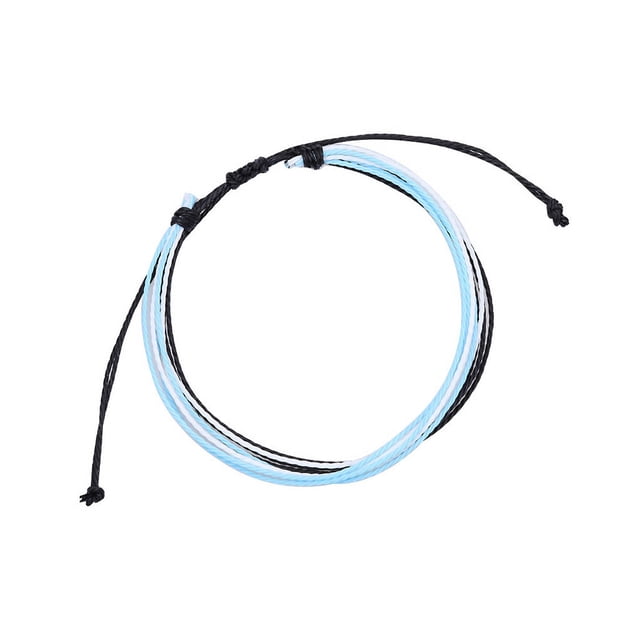 Qarigey de la amistad, regalo trenzado hecho a mano, cadena de mano tejida en cera resistente al agua, accesorios de decoración para mujer, Ropa, zapatos y accesorios Miscelánea tipo 38 38 Qarigey AP010275-38