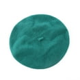 thumbnail image 2 of Yirtree Women Girl Solid Color Warm Winter Beret French Artist Beanie Hat Ski Cap, 2 of 7