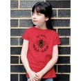 thumbnail image 2 of Bee Happy Nature Garland T-Shirt Juniors -Image by Shutterstock,  Small, 2 of 4