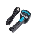thumbnail image 1 of Barcode Reader, Professional 360 Fast Reading Precise USB Barcode Scanner with 2000mah Battery for Warehouse for Store for Supermarket Black+Blue,Black+Orange, 1 of 7