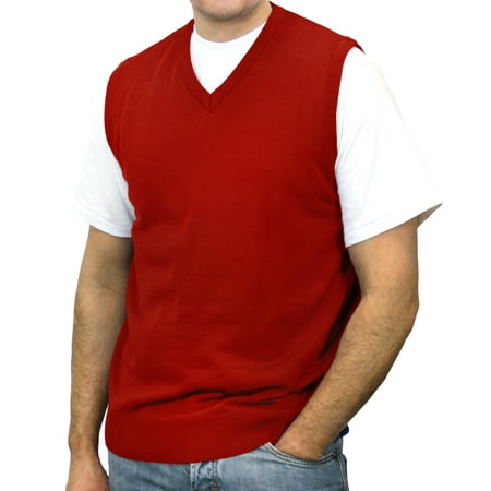 Solid Sweater Vest - Big and Tall Men's Solid Sweater Vest
