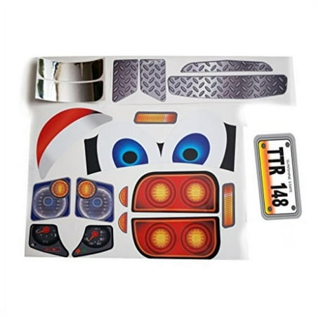 Replacement Decals fits Little Tikes Cozy Coupe Older Truck With Eyes Boy