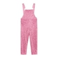 thumbnail image 5 of iEFiEL Kids Girls Sequins Sleeveless Jumpsuit Romper Outfit Casual Glittery Metallic Overalls Pink 16, 5 of 7