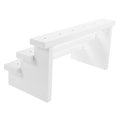 thumbnail image 1 of KALLORY Wooden Display Shelf White Tiered Stand for Storage Use Wood Stable Structure, 1 of 8