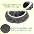 thumbnail image 5 of Reusable 100% Coral Fleece Mop Pads Compatible with Swiffer Sweeper Mop, Wet and Dry Flat mop Cover, 4 Pack Washable Mop Pads for Surface/Hardwood Floor Cleaning (Mop is Not Included), 5 of 6
