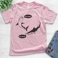 thumbnail image 2 of Kids Da Dum Shark T-shirt, Youth Kids Boy Girl T-Shirt, Vacation Shirt, Shark Shirts, Summer T-shirt, Light Pink, Small, 2 of 4