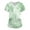 01-Light Green, variant on Scrubs for Women,V-Neck Scrub Tops with Floral Print - 2-Pocket Stretchy Scrubs with Convertible V-Neck - Beige - XXXL