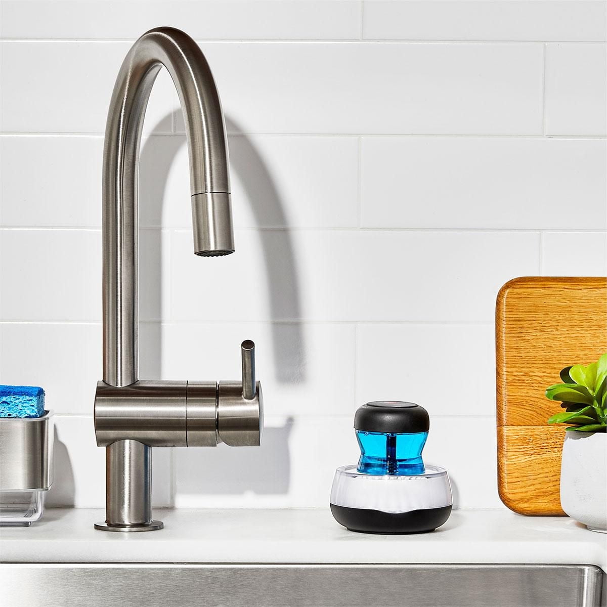 OXO Softworks Soap Dispensing Palm Brush, Soap Dispensing Palm Brush