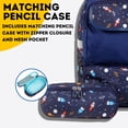 thumbnail image 5 of J World Boys Sprout Kids 15" Backpack with Pencil Case for School, Spaceship, 5 of 8