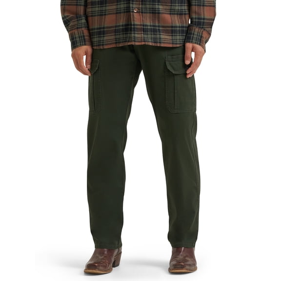 Wrangler Men's and Big Men's Relaxed Fit Cargo Pants With Stretch