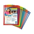 thumbnail image 5 of Reusable Dry Erase Pockets 9 x 12, Assorted Primary Colors, 10/Pack, 5 of 6