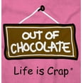 thumbnail image 2 of Out Of Chocolate Funny Ironic Novelty Plus Size Crewneck Graphic Tee Shirt Brisco Brands 2X, 2 of 5