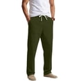 thumbnail image 2 of Gamivast Pants for Men Straight Leg Dressy Pants Lightweight Breathable Drawstring Elastic Waist Relaxed Fit Everyday Casual Pants, 2 of 8