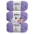 thumbnail image 1 of Bernat Baby Blanket Yarn - 3 Pack with Patterns - Lilac, 1 of 5