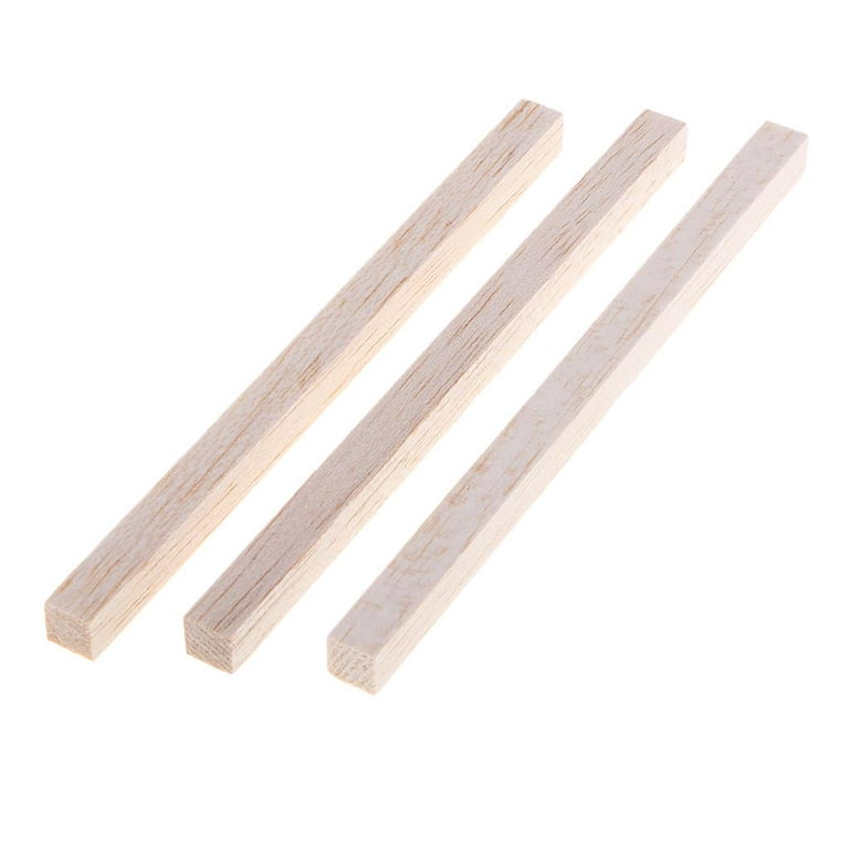 BALSA WOOD- 1 1/2 X 8 - APPROX 20 PIECES - -NEW - M10