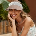 thumbnail image 1 of CEHVOM Chapeau d'Été pour Femme, Protection Solaire, Tricot, Pliable, Mode Décontractée, 1 of 6