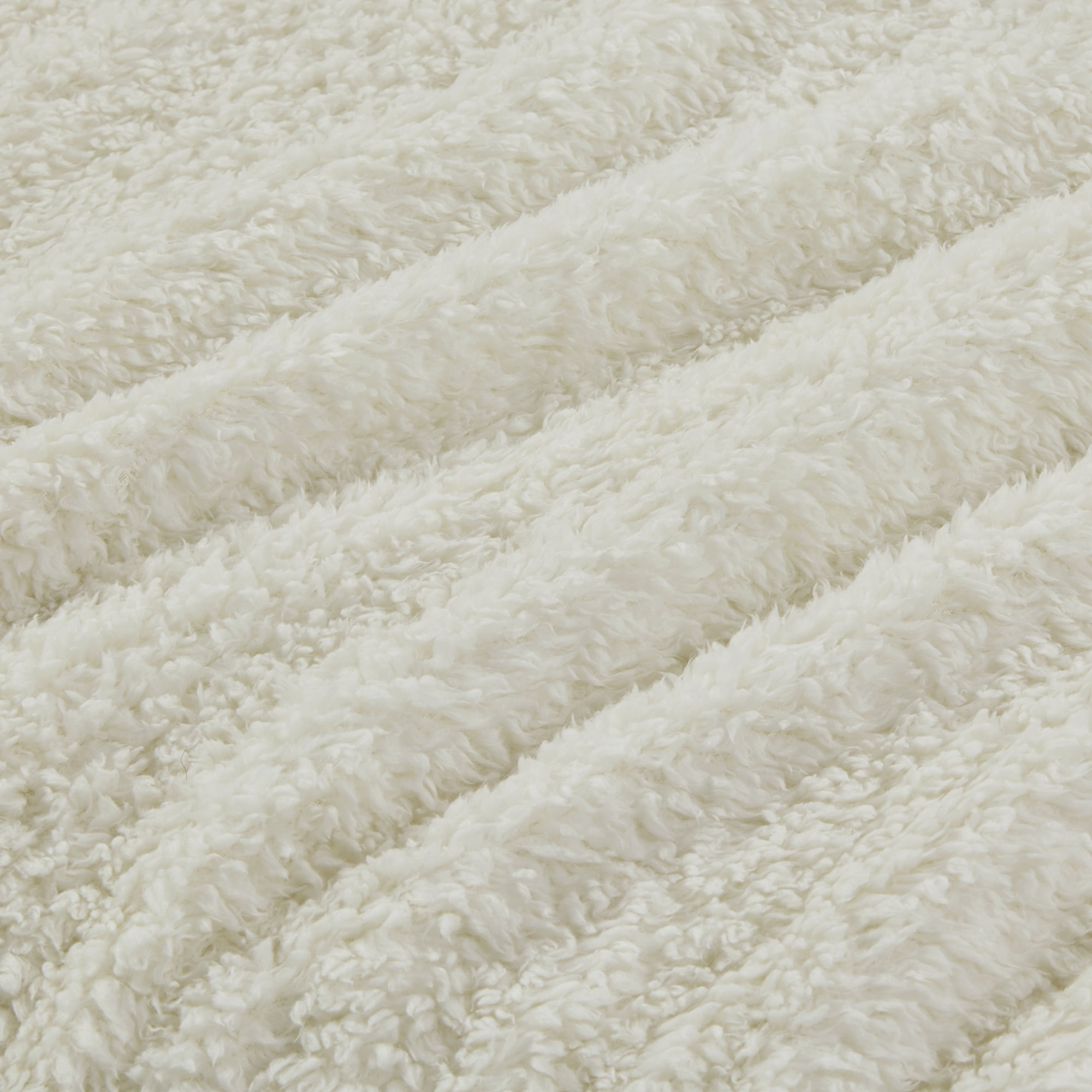 Woolrich Burlington Berber Blanket, King, Ivory