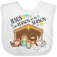 thumbnail image 3 of Inktastic Jesus is the Reason for the Season Christmas Nativity Boys or Girls Baby Bib, 3 of 4