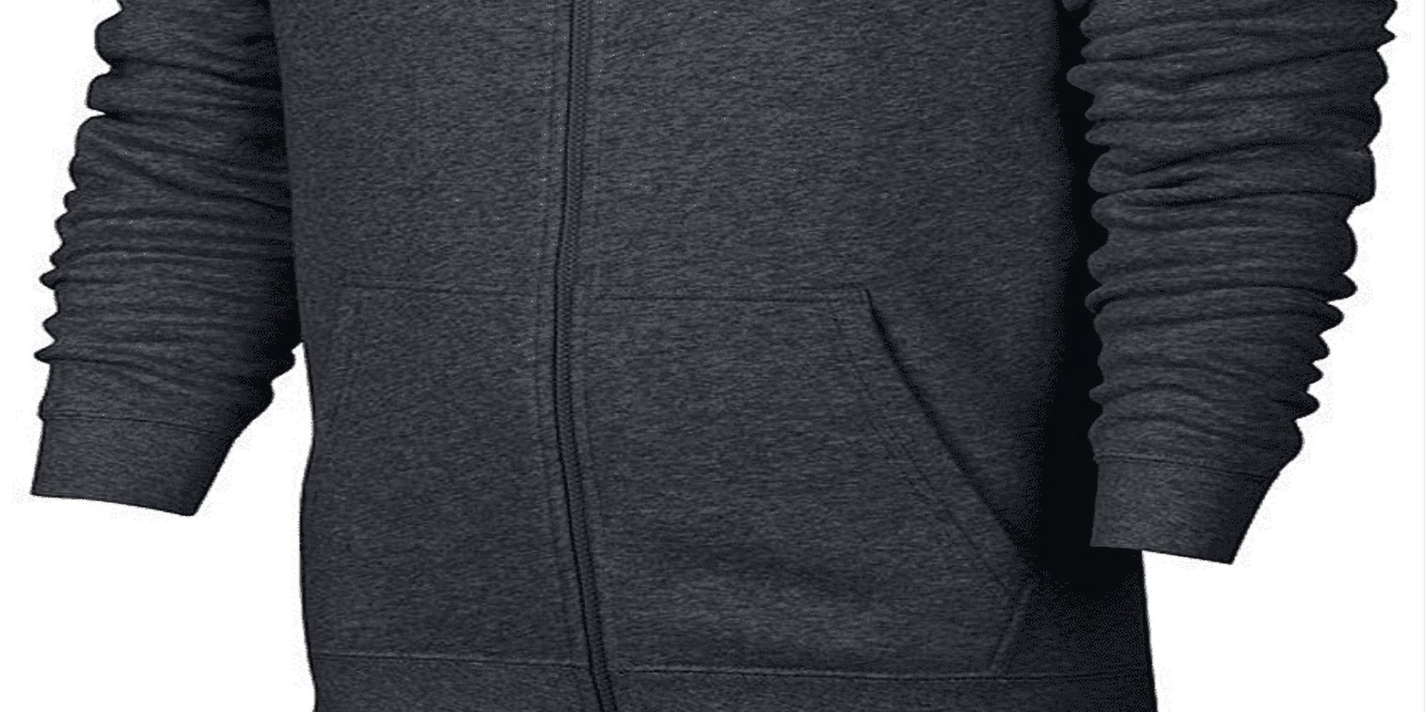 Nike Men's Sportswear Full Zip Club Hooded Sweatshirt Gray Size Medium - image 3 of 3