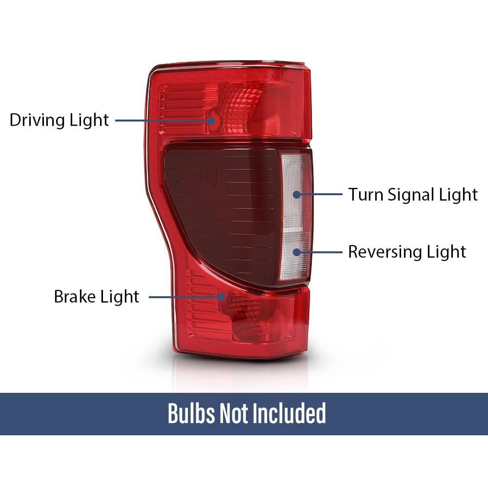 Tail Light w/ Blind Spot LH Left Driver Side Fit For Ford Super Duty 2020-2022