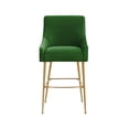 thumbnail image 6 of TOV Furniture Beatrix Green Velvet Counter Stool with Gold Legs, 6 of 6