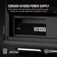 thumbnail image 2 of Fuente de alimentación ATX Corsair HX1000i totalmente modular y de ruido ultrabajo - Compatible con ATX 3.1 y PCIe 5.1 - Ventilador con cojinetes fluidodinámicos - Compatible con el software CORSAIR i, 2 of 5