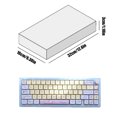 thumbnail image 2 of Set Keycaps 133Keys/ PBT XDA Personalización Teclado Keycap (+) Púrpura Amarillo, 2 of 9
