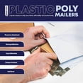 thumbnail image 5 of Pacron Poly Mailers Mixed Size Pack - 6x9 Inch (100 Pcs), 9x12 Inch (100 Pcs), 10x13 Inch (100Pcs) & 12x15.5 Inch (100 Pcs), 400 Total - Waterproof Self-Seal Shipping Bags for Apparel & E-Commerce, 5 of 8