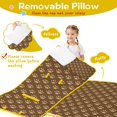 thumbnail image 3 of Paw Prints Toddler Nap Mats for Kids Preschool,Sleeping Mat Bag or Kids,Toddler Sleeping Bag,Toddler Nap Mat or Daycare, 3 of 6