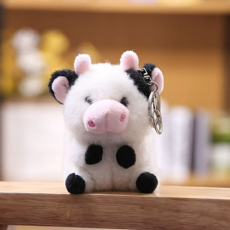 Brown PU Leather Cow Cow Keychain With Flower Teddy Bear Design Stylish Car  Accessory For Women And Men From Economic8, $1.97