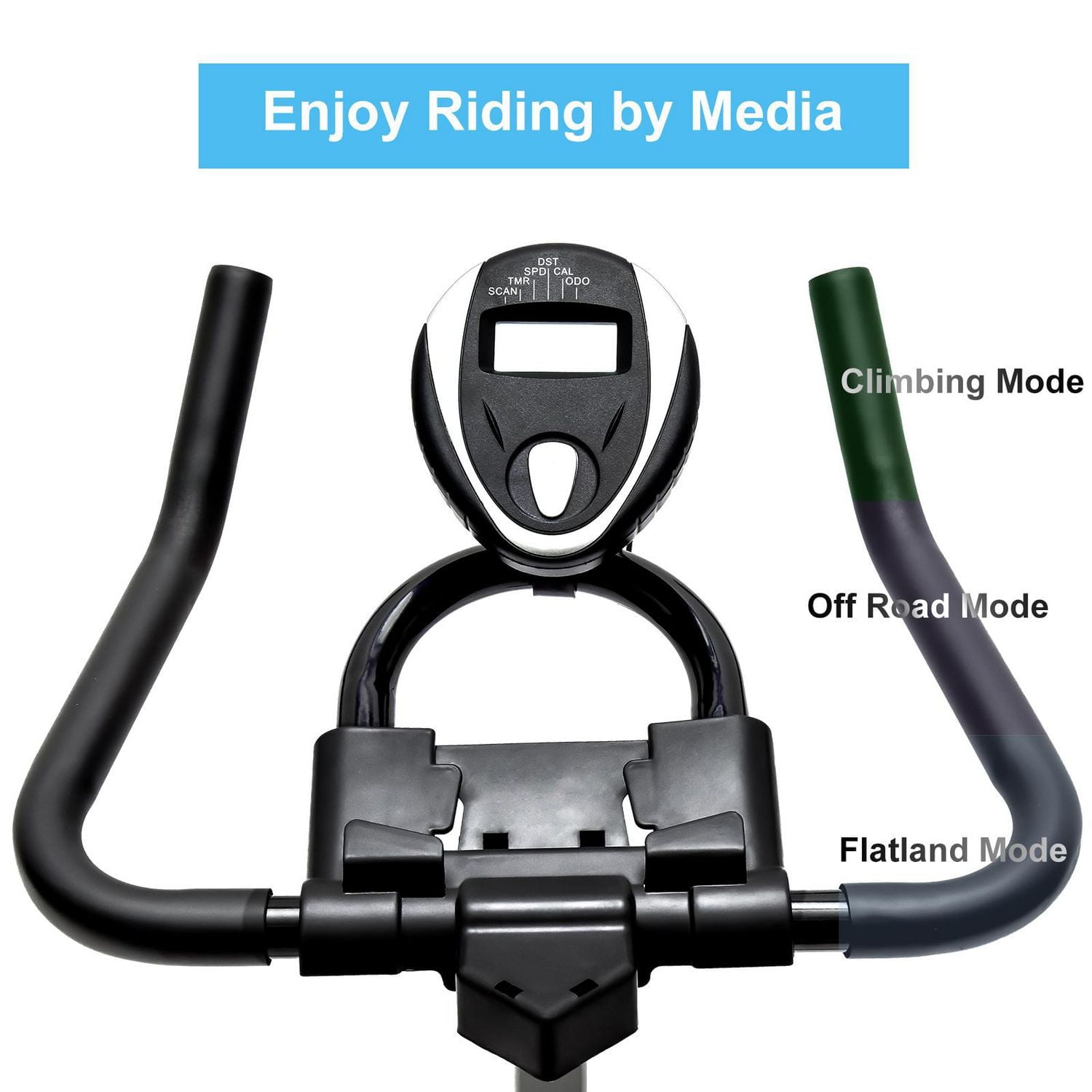 Exercise Stationary Bike for Home Gym, Adjustable Seat, LCD Display