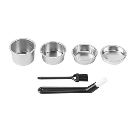 

51mm Filter Basket 1/2/4 Cup for Espresso Bottomless Portafilter Compatible with 51mm Coffee Machine