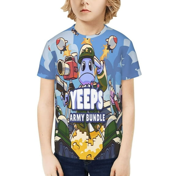 Yeeps Hide and Seek Youth T-shirt Graphic Short Sleeve Top Shirts Tees for Boys Girls