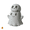 B#002, variant on Halloween Decorations 3D Printed Plastic Cute Ghost Statue, Skull Ghost Ornament, Pastel Gothic Tabletop Prop DIY Paintable Bedroom Decor,Halloween Decor & Summerween Decor-C