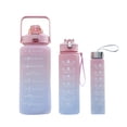 thumbnail image 3 of 3 botellas para beber, vasos reutilizables, botella de agua fría para exteriores (rosa) Hugtrwg Para Estrenar, 3 of 8