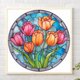 thumbnail image 3 of Kit de pintura por números DIY tulipán mano aceite arte imagen artesanía hogar pared decoración (H1675), 3 of 9