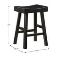 thumbnail image 2 of Lexicon Caspian 4-Piece Pack Wood Counter Height Set in Black, 2 of 6
