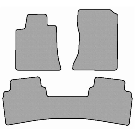 Auto Mats and Accessories Custom Fit Carpet Floor Mats Compatible with 2019-2024 Nissan Altima – 3-Piece Set (Black), Made in USA