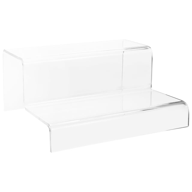 KAKOWELY Clear Display Riser Acrylic Display Riser Transparent Display Stand for Craft Figure,7.8X"X6.69"X3.74"