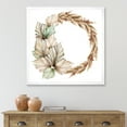 thumbnail image 3 of Designart 'Dry Palm Leaves and Pampas Grass With Wreath' Traditional Framed Art Print, 3 of 4